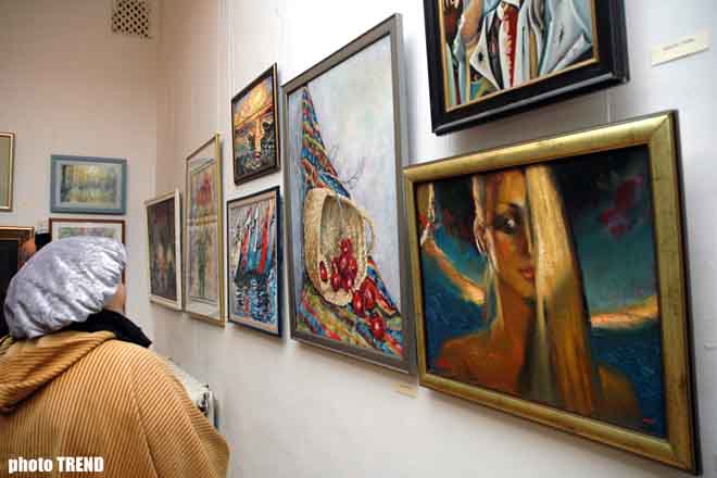 Открылась выставка молодых художников Азербайджана